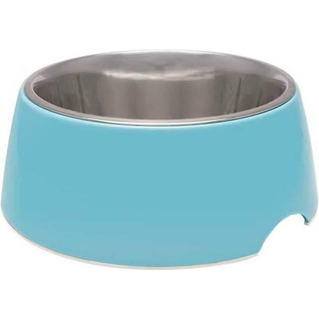 Retro Dog Bowl Pet Feeding New Electric Blue Medium