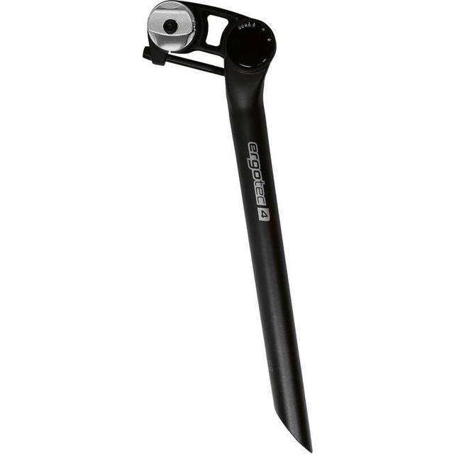 ergotec Sattelstütze Futura, 27.2 x 400, AL6061, Offset 50 mm, schwarz sand, 57450001