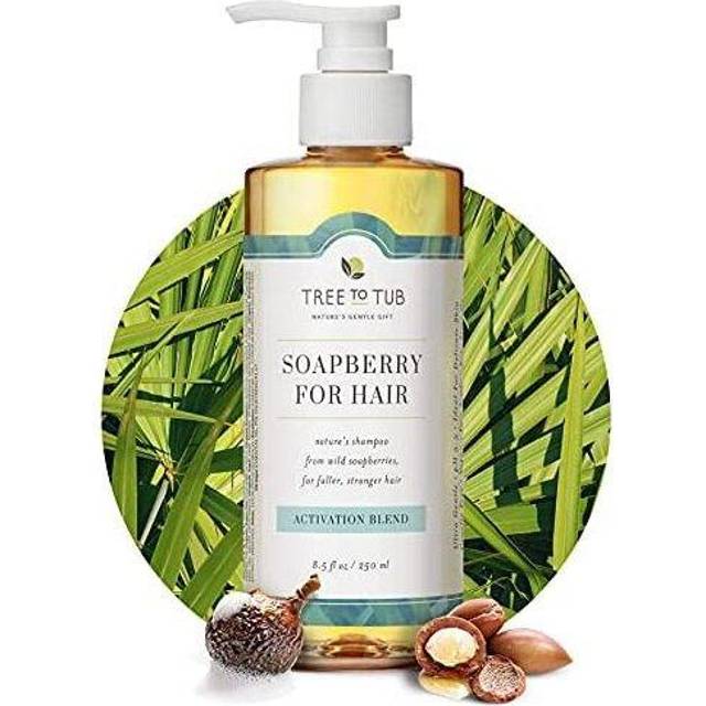 Tree To Tub Biotin Fine Hair Thickening Shampoo for Thicker, Fuller Volume - Gentle Volumizing Sulfate Free Argan Oil Shampoo for Women & Men w/