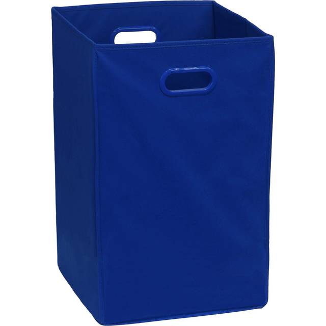 Simple Houseware Foldable Closet Laundry Hamper Basket  Dark Blue