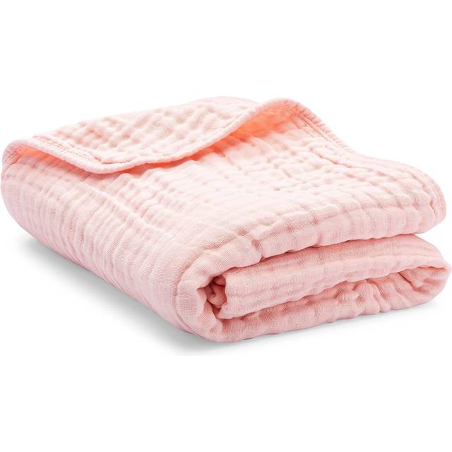Comfy Cubs Baby Muslin Blanket  Swaddle for Newborns and Toddlers  Large 40 x 40 Cover  6-Layer Plush Softness for Infant Swaddling  Receiving  or Tum