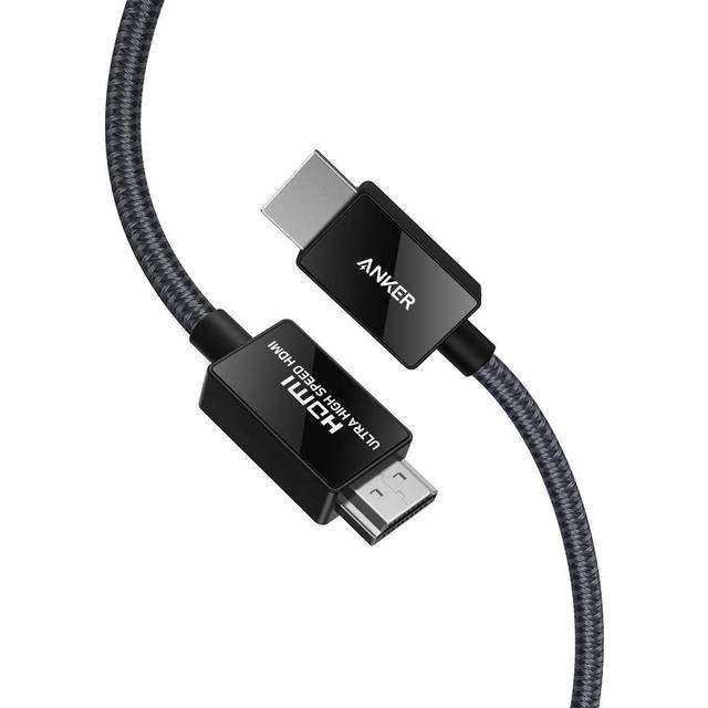 Anker 8K@60Hz HDMI Cable, Ultra High Speed 4K@120Hz 48Gbps 6.6 ft Ultra HD HDMI to HDMI Cord, Support Dynamic HDR, eARC, Dolby Atmos, Compatible with