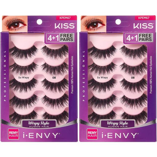 i-ENVY So Wispy Multi Pack Natural WIspy Made of Natural Hair 5 Pair