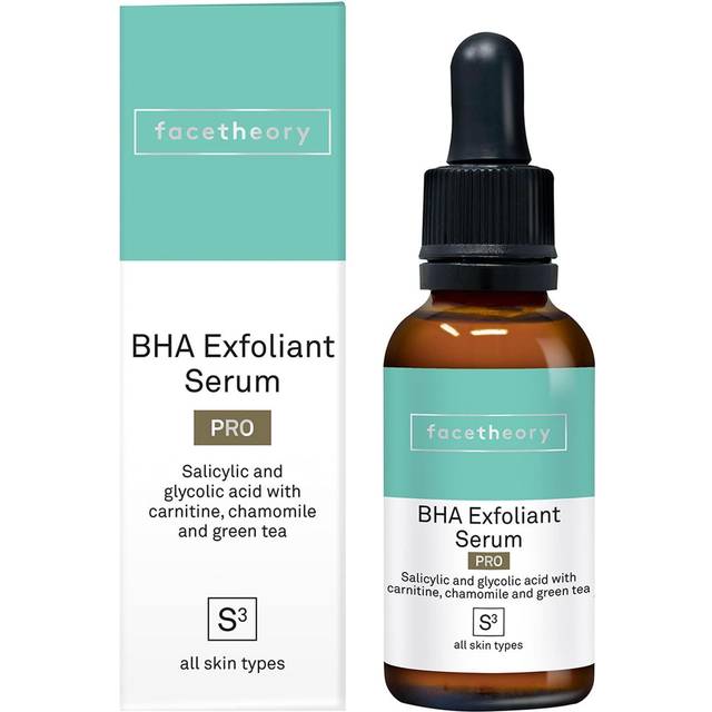 Facetheory bha exfoliating serum pro s3 with 2% salicylic acid green tea extract