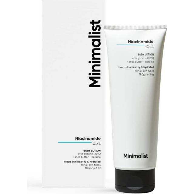 Minimalist 5% Niacinamide Body Lotion Repairs Skin Barrier