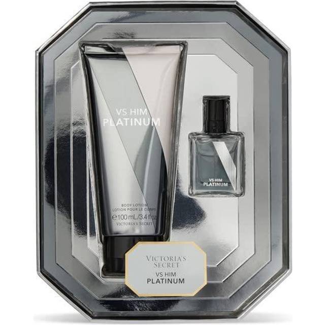Victoria's Secret Platinum Mini Fragrance Duo Gift Set  Cologne & Travel Lotion