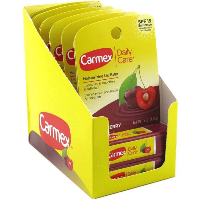 Carmex, Daily Care, Moisturizing Lip Balm, SPF 15, Fresh Cherry, 0.15 oz (4.25 g)