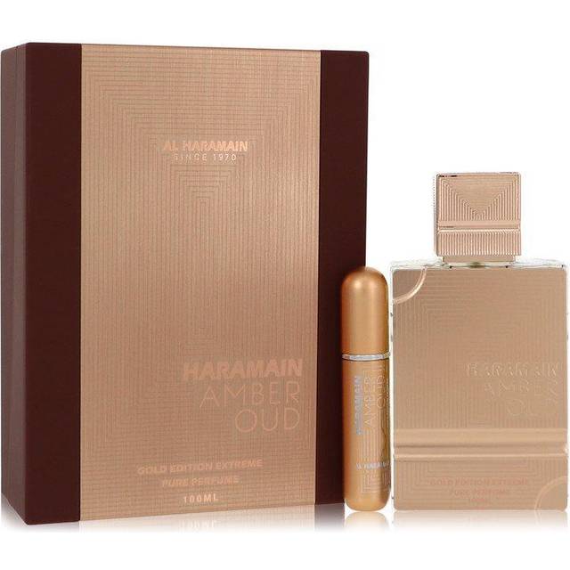 Al Haramain Amber Oud Gold Edition Extreme Gift Set -- Gift Set - 3.4 Pure Perfume Spray + 0.34 oz Refillable Spray for Women (--)