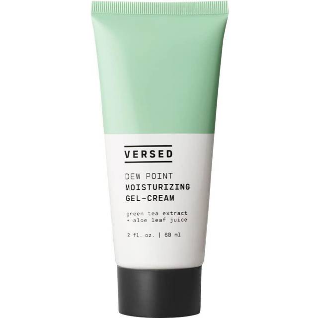 Versed Dew Point Gel Moisturizer - Lightweight Moisturizer Face Cream with Green Tea Extract + Aloe Leaf Juice - Fast Absorbing, Non-Greasy Hybrid