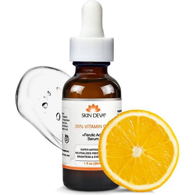 SKIN DEVA 20% Vitamin C and E with Ferulic acid, for acne scars,hyperpigmentation and anti aging 30ML