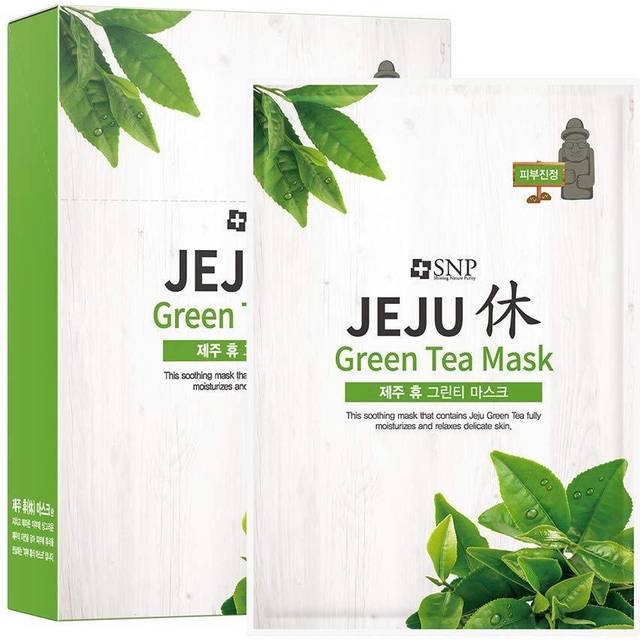 Jeju Green Tea Mask (soothing) - 10x22ml/0.74oz