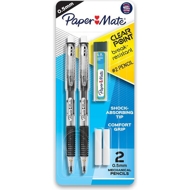 Paper Mate Clearpoint Mechanical Pencils 0.5mm  Break Resistant HB #2 Lead  School Supplies  Art Supplies  Drawing Supplies  Sketching Penci