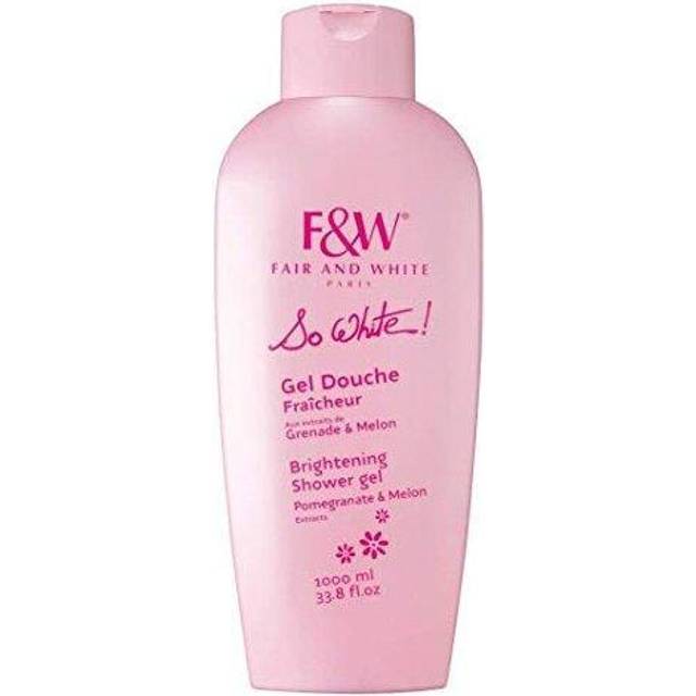 Fair and White So White! Refreshing Shower Gel with Pomegranate & Melon Extracts, 1000ml / 33.8fl.oz.