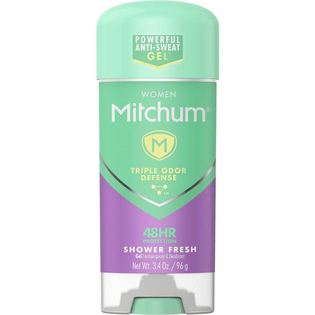 Mitchum For Women Advanced Control Anti-Perspirant Deodorant Clear Gel  Shower Fresh 3.4oz ( Pack of 3)