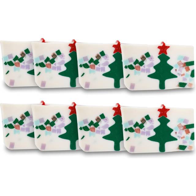 Primal Elements Soap Bar Bundle Holiday Multicolor Orange Peel Dried Fruit  Spicy Nutmeg Clove Cinnamon 100 g 8 Count