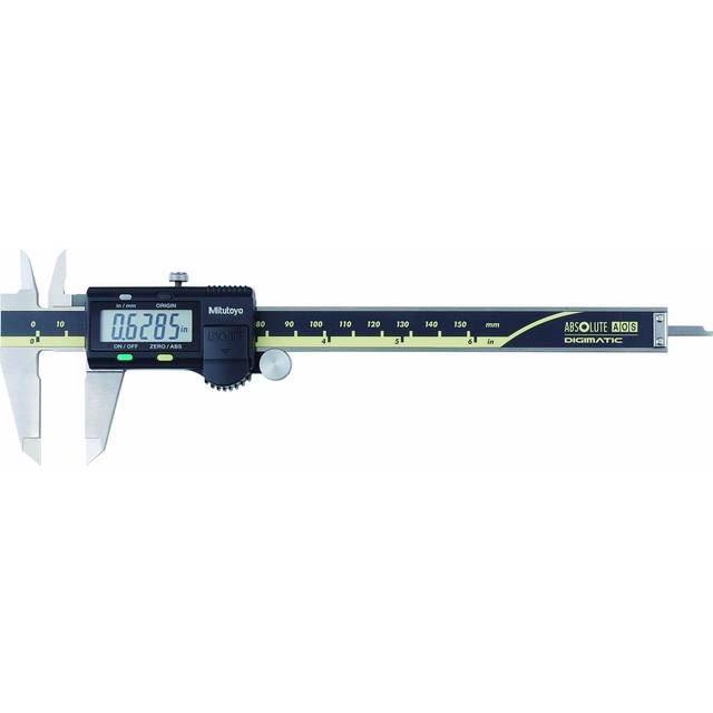 "Mitutoyo 500-196-30CAL Absolute Advanced Onsite Sensor (AOS) Digital Caliper with Calibration, Inch/Metric, 0-6"" Range, 0.0005"" Resolution, +/-0.001"""