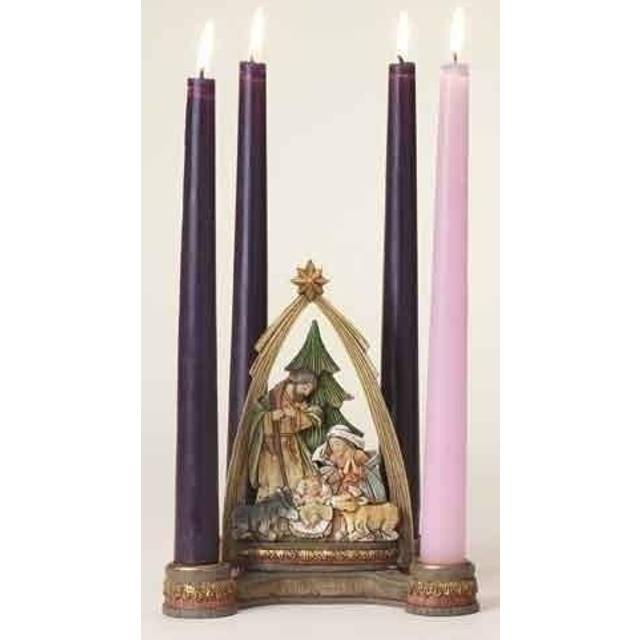 Josephs Studio Josephs Studio 6-1/4-Inch tall Nativity Advent Candle Holder (candles not included)