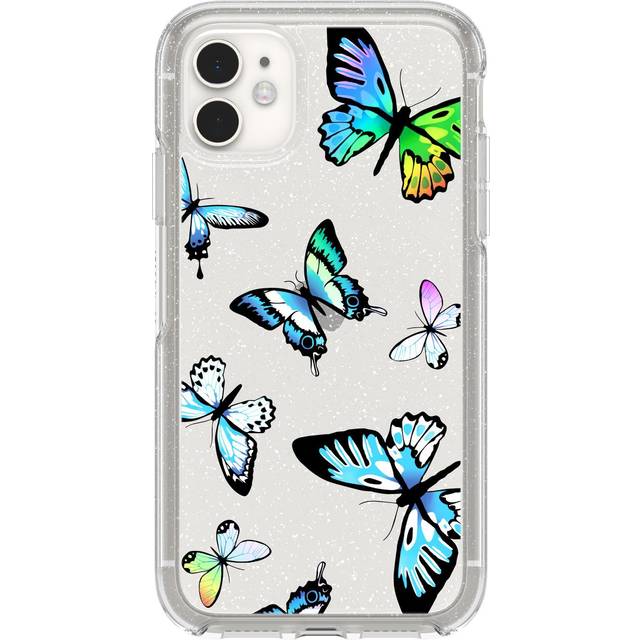 OtterBox Symmetry skal för iPhone 11, stöttåligt, fallsäkert, skyddande tunt skal, testad till militärstandard x3, Butterfly