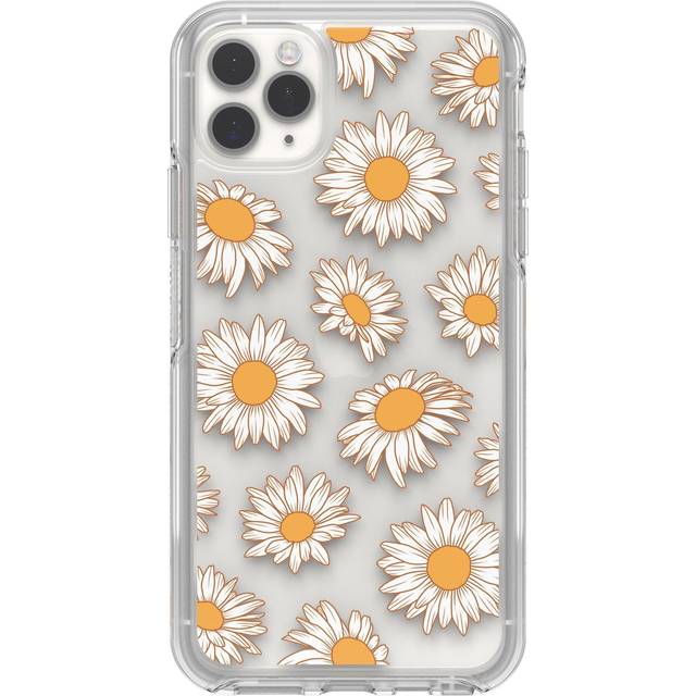 OtterBox iPhone 11 Pro Max & iPhone Xs Max Symmetry Series Case - Vintage Daisy, Ultra-elegant, trådlös laddning kompatibel, upphöjda kanter skyddar kamera och skärm
