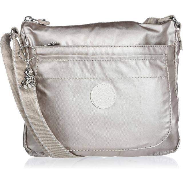 Kipling Women's Sebastian Crossbody  Super Light  Durable Messenger  Shoulder Bag  Metallic Glow