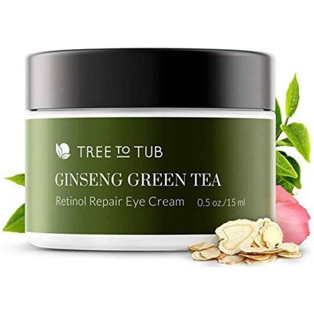 Tree To Tub, Ginseng Green Tea, Anti-Aging Retinol Eye Cream, 0.5 oz (15 ml)