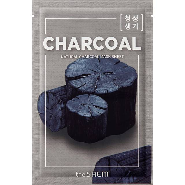 The Saem Natural Charcoal Mask Sheet Mascarilla Carbón