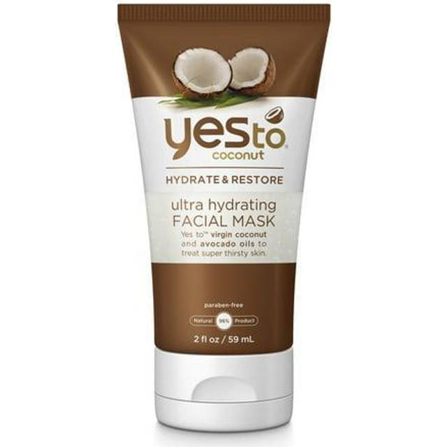 Yes To Coconut Ultra Hydrating Facial Mask  Brown  2 Fluid Ounce