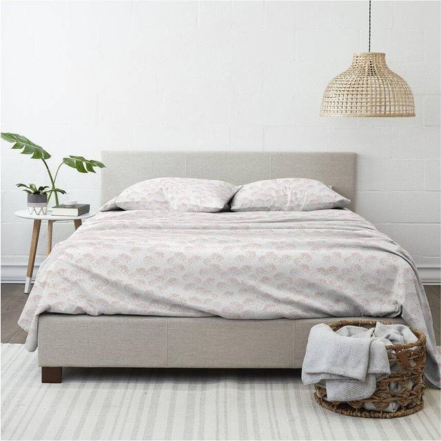 Home Collection Flower Bunch 4Pc Flannel Sheet Set