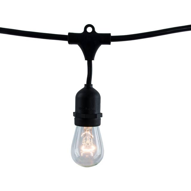Discontinued Bulbrite 15-Light Clear Bulb Outdoor String Lights