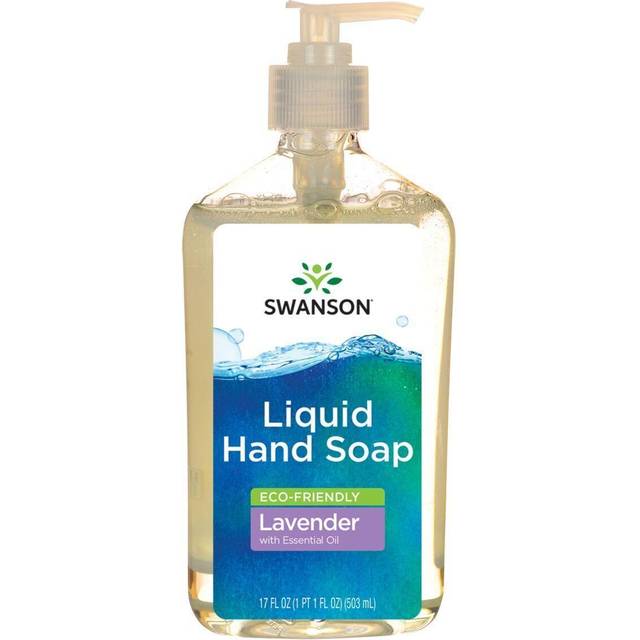 Swanson, Liquid Hand Soap, Lavender, 17 fl oz (503 ml)
