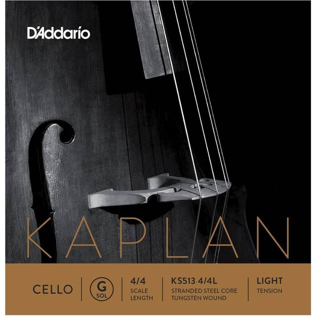 DAddario Kaplan Cello G String 4/4 Size Light