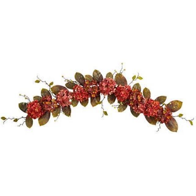 6 Fall Hydrangea and Berry Artificial Autumn Garland