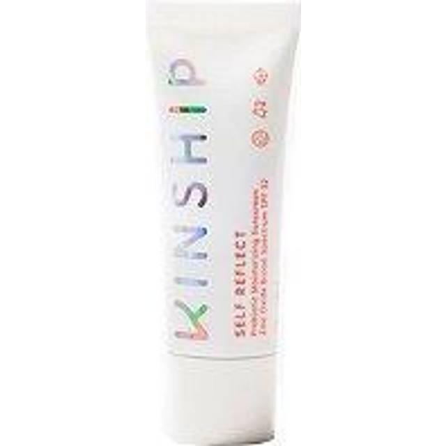 Kinship Self Reflect Probiotic Moisturizing Sunscreen SPF 30+ For Face - Lightweight 100% Mineral SPF for Sensitive Skin - Sheer Zinc Oxide Sunblock -