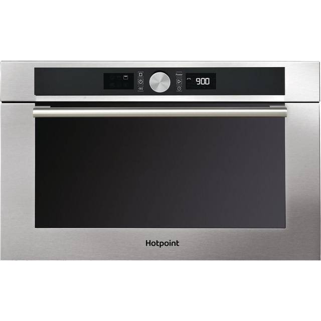 HOTPOINT Dynamic Crisp Class 4 MD 454 IX H Built-In Microwave with Grill - Stainless Steel, Stainless Steel