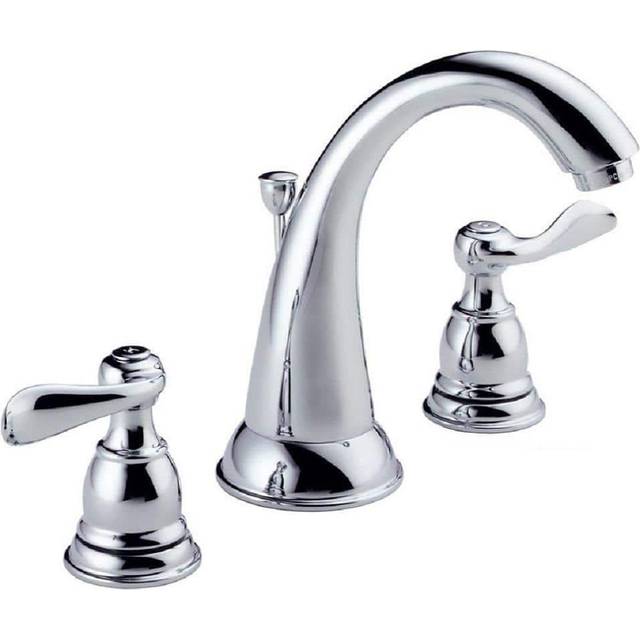 Delta Faucet Windemere Widespread Bathroom Faucet  Chrome Bathroom Sin