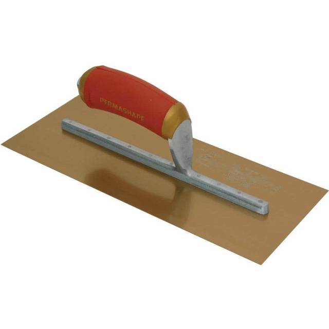 MPB1GSD Pre-Worn PermaShape® Finishing Gold s/s Trowel DuraSoft® 11 x 4.1/2in