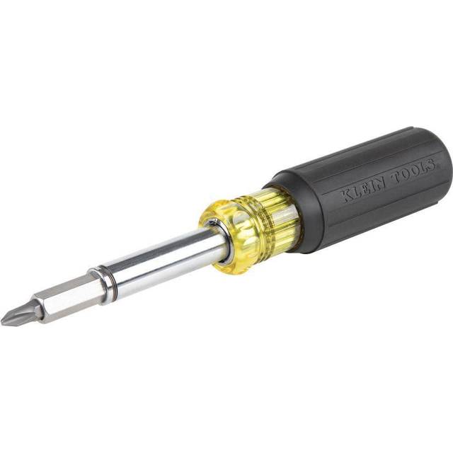 Klein Tools 32500MAg Magnetic Multi-Bit Screwdriver  Nut Driver  11-in