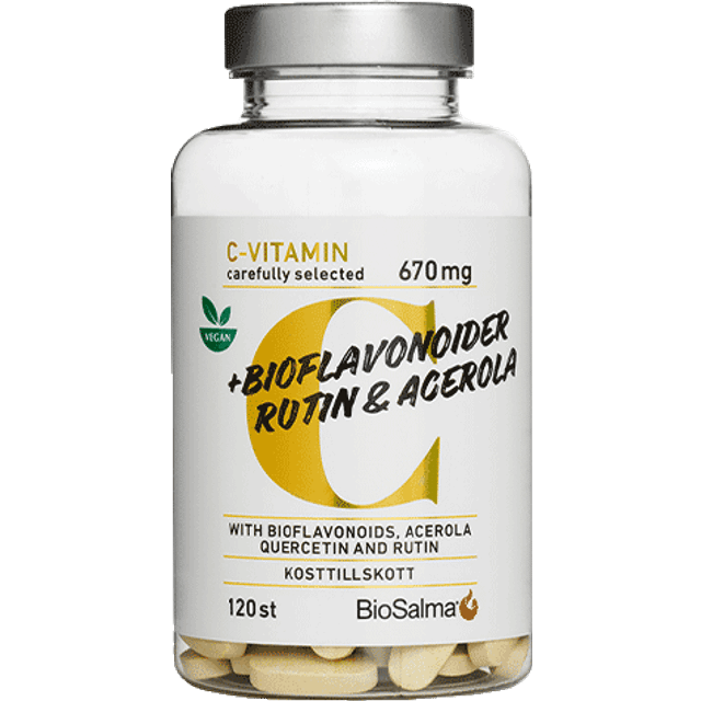 Biosalma C-vitamin Bioflavonider 120 Tabs