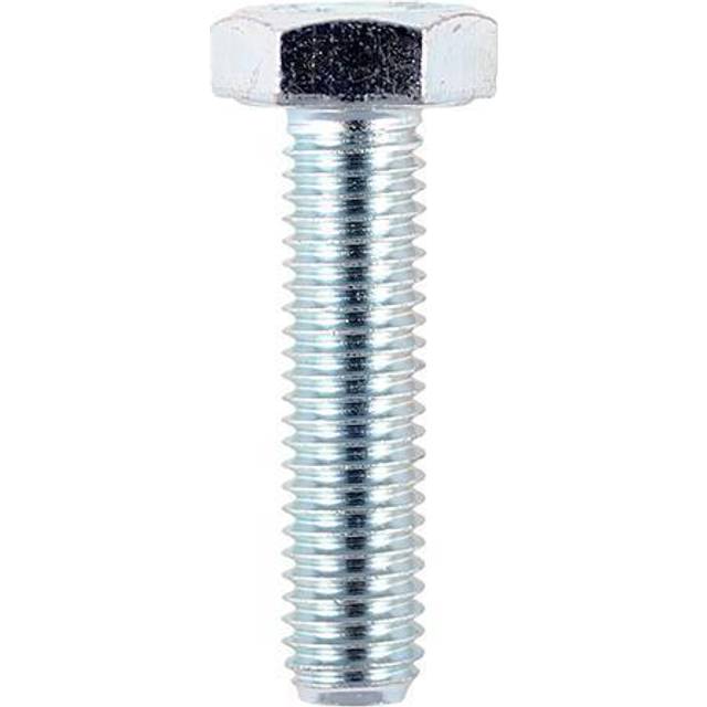 TIMCO M16 x 40mm Hexagon Head High Tensile Zinc Set Screw Grade 8.8 Qty 50