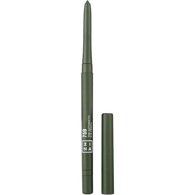 MAKEUP - The 24H Automatic Eye Pencil 759 - Olive Green - Long Lasting Eyeliner - Waterproof - Highly Pigmented Formula - Creamy Texture - Sharpener &
