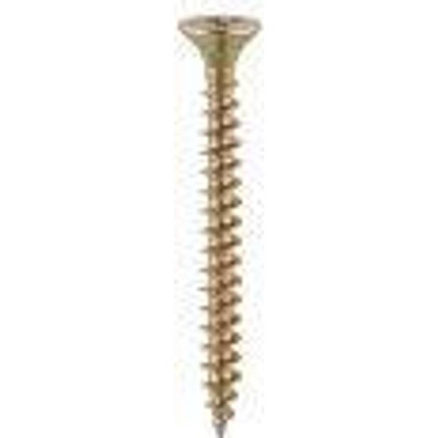 3.0 x 12mm Solo Zinc & Yellow Woodscrew Qty 200 - Timco