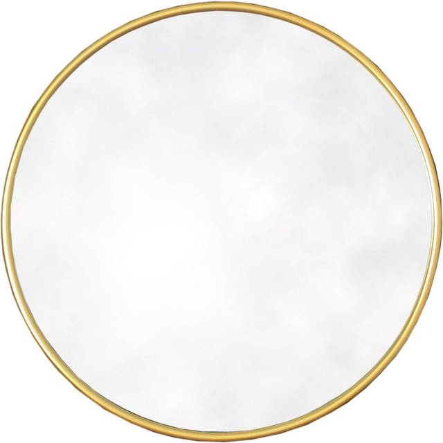 Round Gold Mirror - Yellow