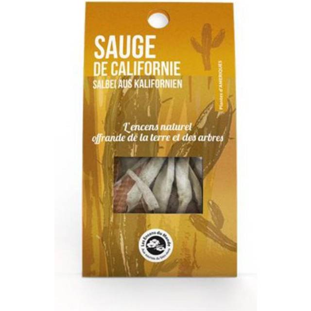 Aromandise Salvia Blade Rökelse Vit Från Kalifornien