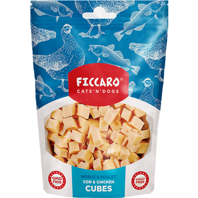 Ficcaro Hundegodbidder bløde kylling & fiske tern
