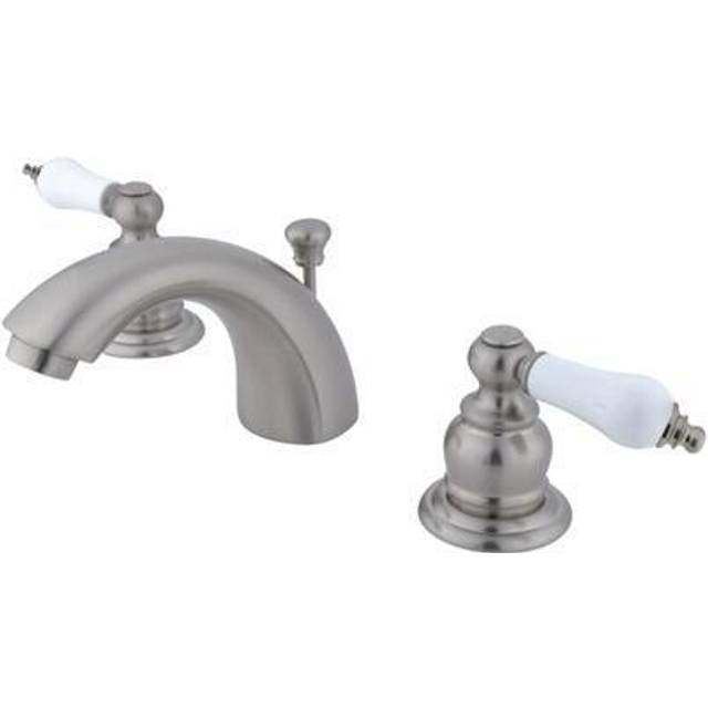 Kingston Brass KB948B Victorian Mini Spread Lavatory Faucet  Brushed Nickel  4.5 x 3.5 x 2.06