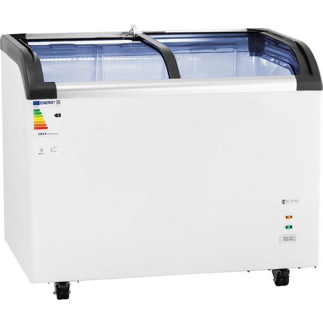 Chest Freezer - 273 L - Royal Catering - glass doors RCFZ-198G
