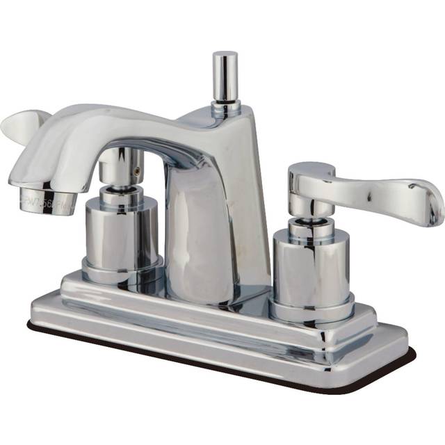 Kingston Brass KS8641DFL 4 in. Centerset Bathroom Faucet  Polished Chr