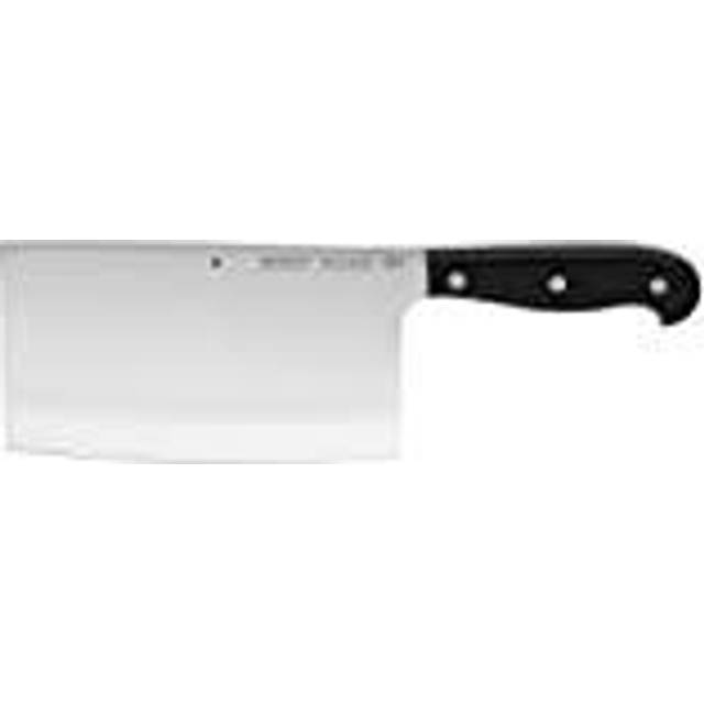WMF Kinesisk skärkniv Spitzenklasse plus längd 30 cm bladlängd 17 cm prestandaklipad tillverkad i Tyskland smidda specialblad stål sömlöst nitat plasthandtag