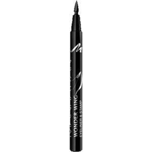 Manhattan Wonder Wing Eyeliner & Stamp, svart stämpel eyeliner för ett idealiskt symmetriskt lockstrech, färg svart 001, 1 x 1,6 ml