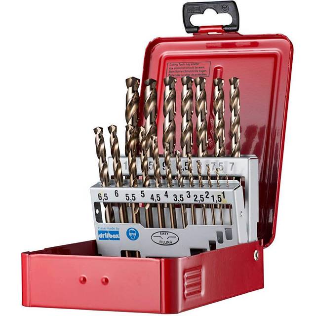 Dormer A295 NO.219 (19-Pce) HSS-E Jobber Drill Set DIN 338